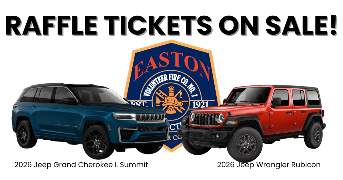 Raffle tickets on sale: 2026 Jeep Grand Cherokee L Summit and 2026 Jeep Wrangler Rubicon
